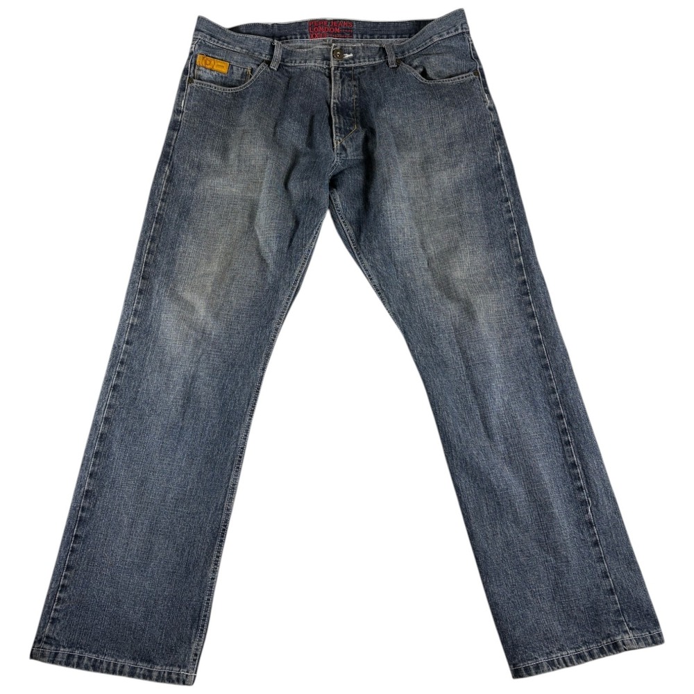 Pepe London XX73 Jeans Mens 40x32 Blue Denim Cotton Medium Wash Straight‎ Leg